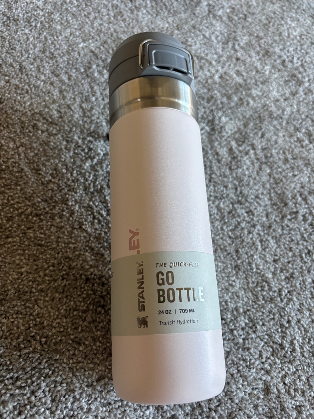 Stanley Go Bottle - Light Pink & Gray Snap-Top
